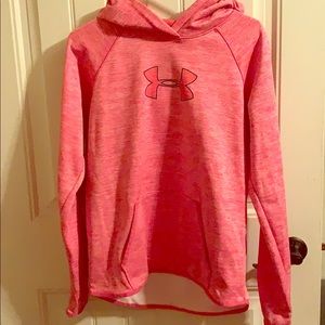 Pink Under Armour Coldgear Hoodie